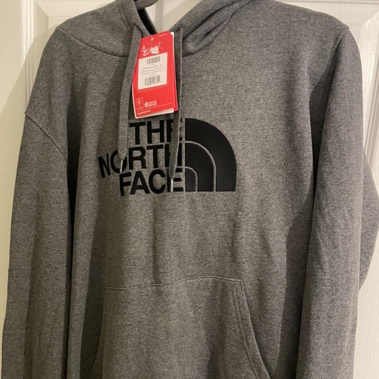 The North Face grey hoodie, never worn! Brand new... - Depop