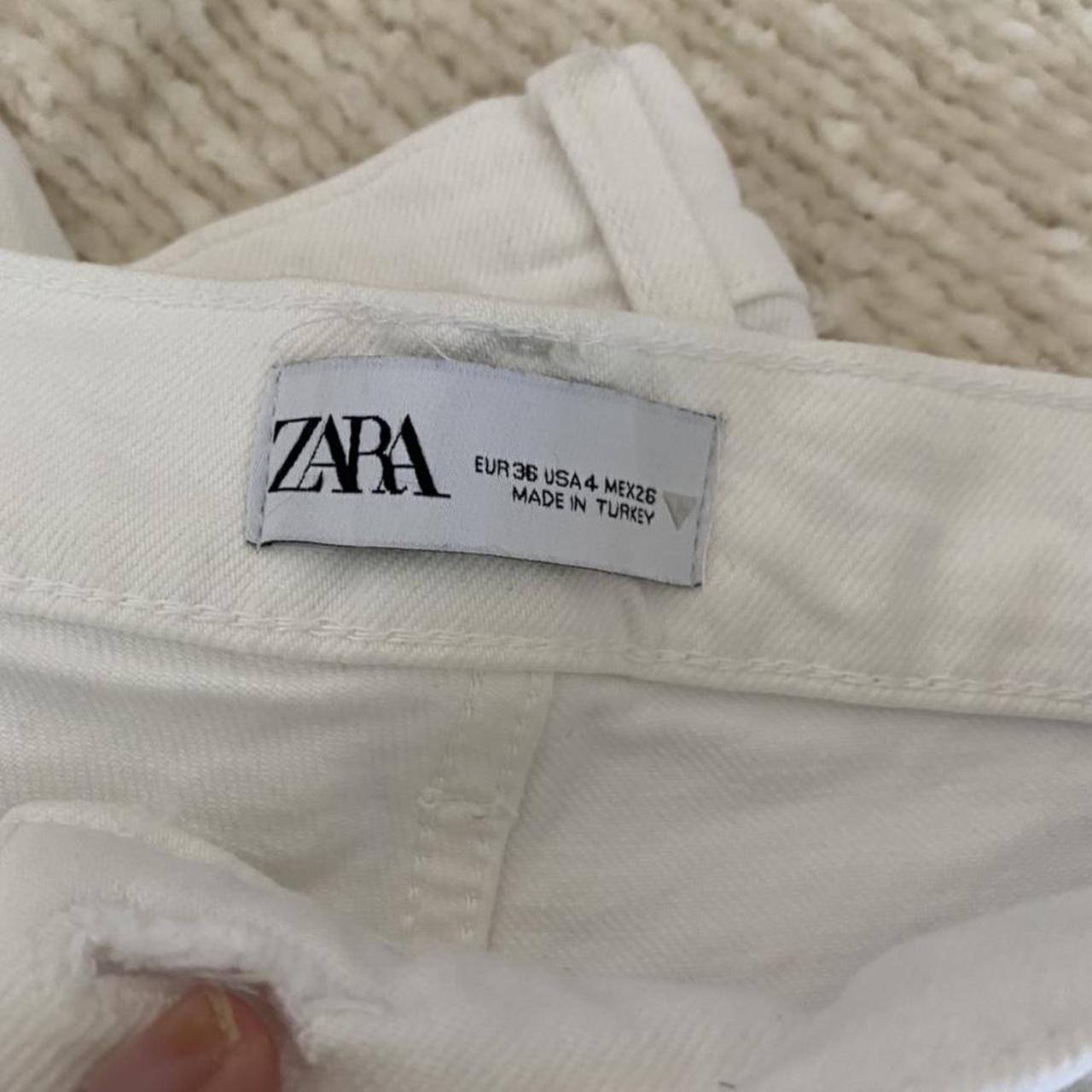 Zara Women's White Jeans | Depop