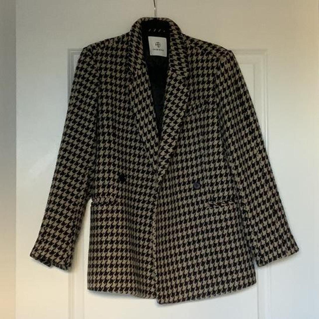 Anine Bing houndstooth blazer size xs (i need to... - Depop