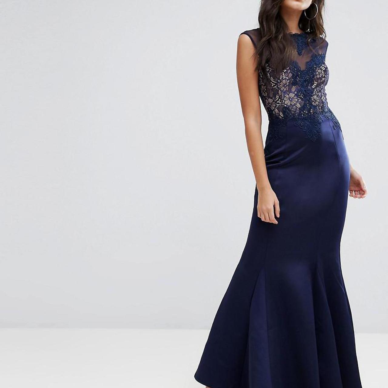 feather hem shift dress