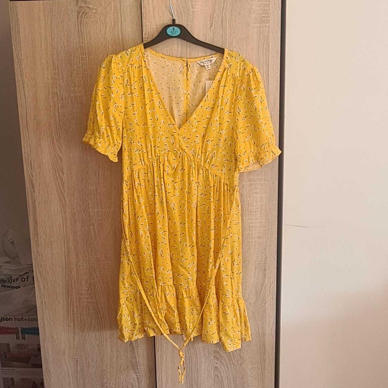 Miss selfridge outlet mustard dress