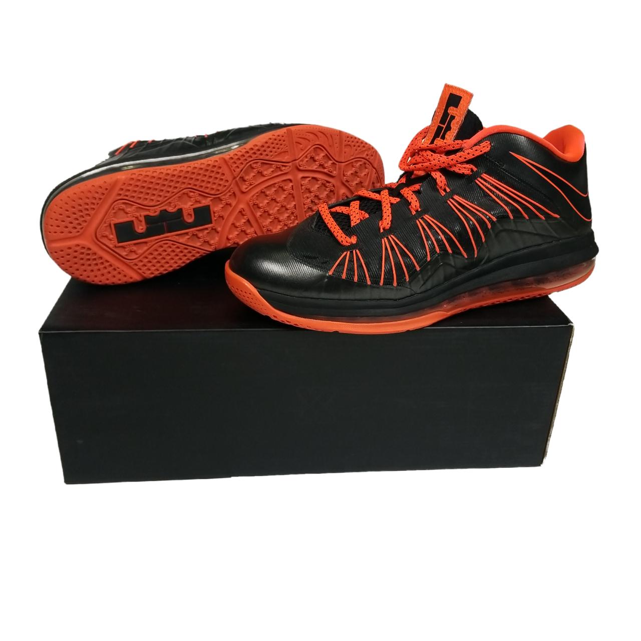 Airmax Lebron 10 Low Black total good Crimson