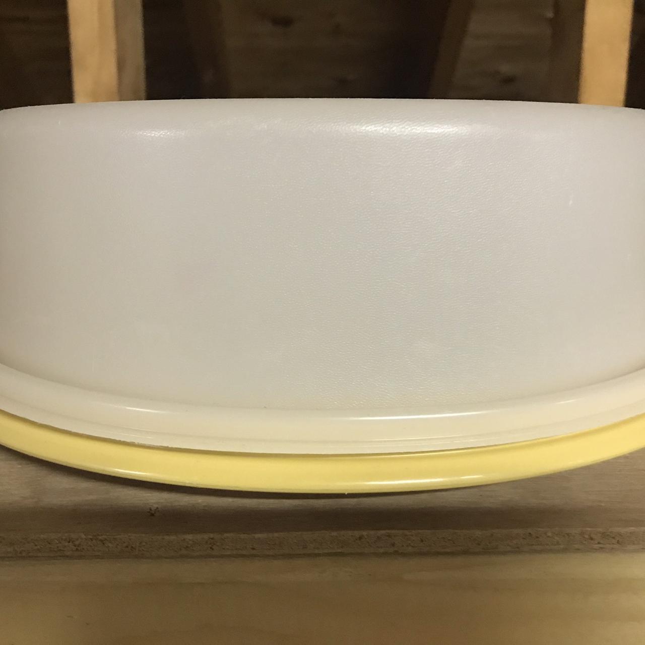 Vintage Tupperware Canister. Large size. Good - Depop