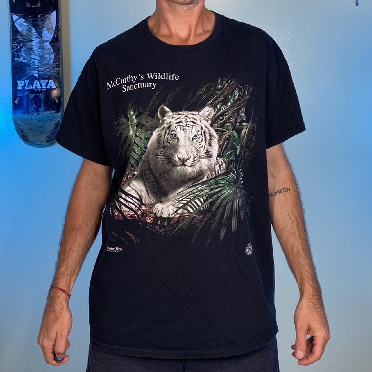 Cute Big Cat t shirt size Large. Shipping is 5 or... Depop