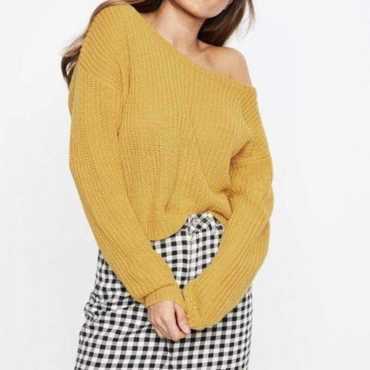 Women's Yellow Jumper Depop