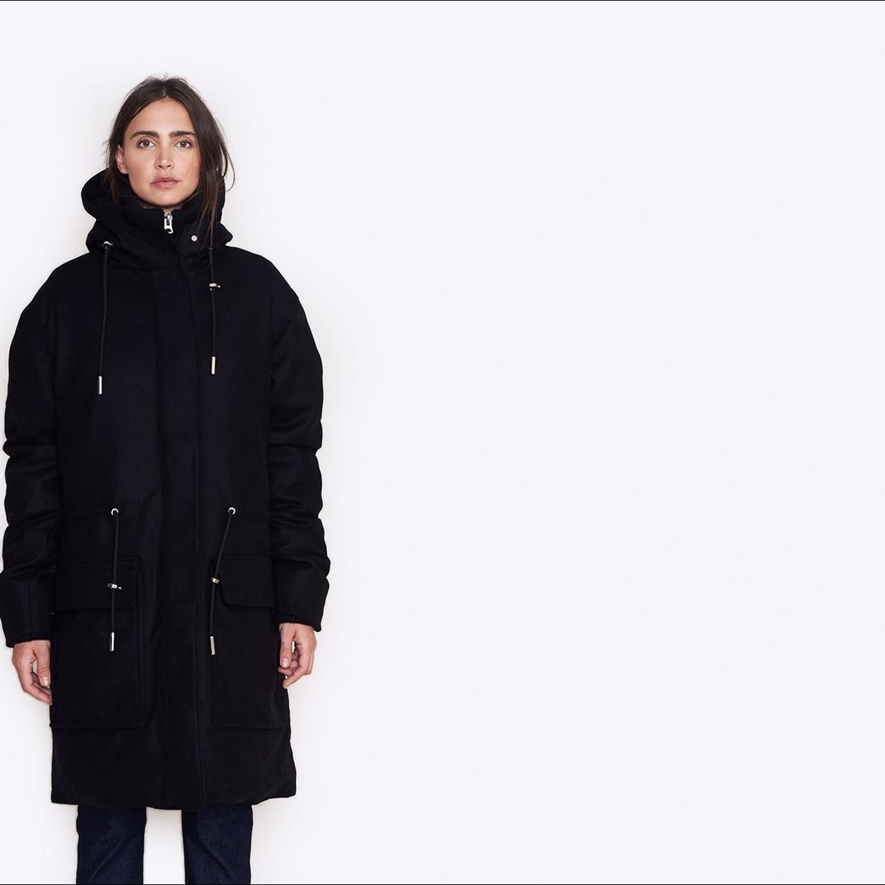 Acne Studios ALSTON TECH PAW16 ダウンジャケット Acne Alston tech PAW2016 Black Orange Cotton Polyester Nylon ref