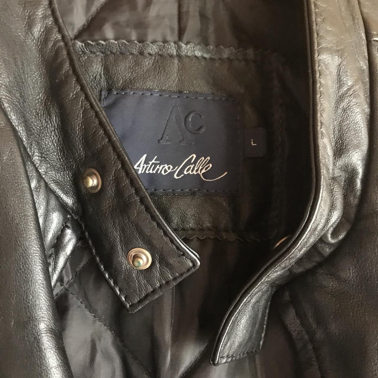 Arturo calle leather jacket - Depop