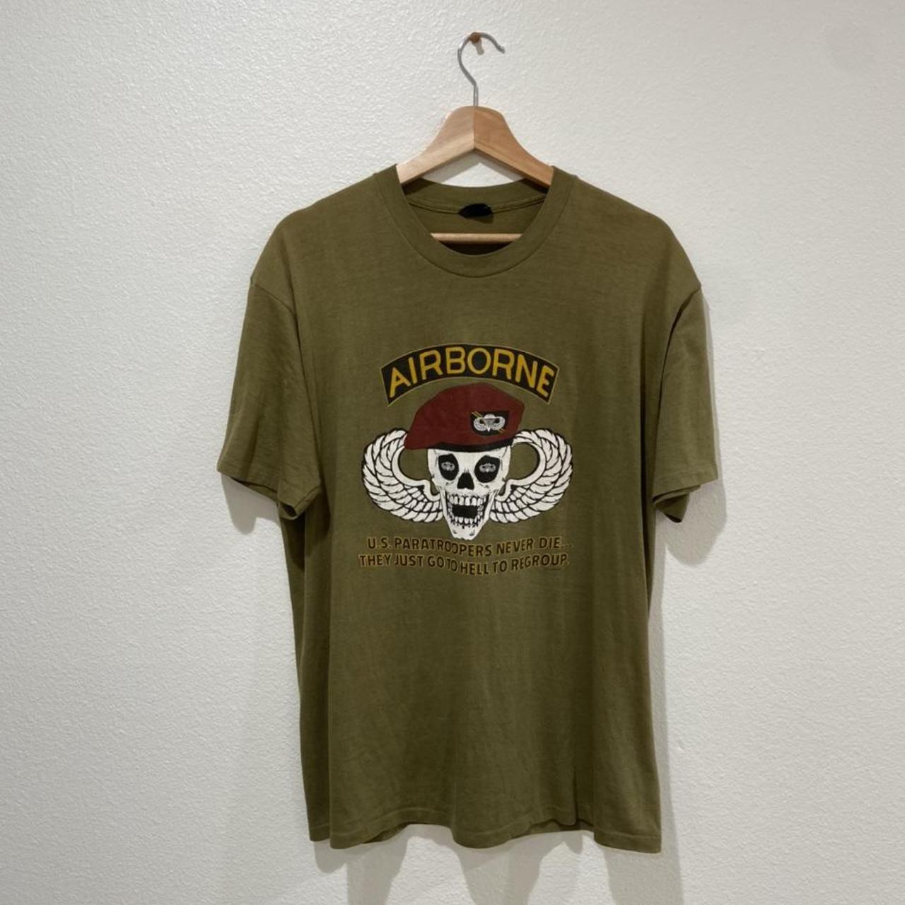 80's/Vintage Military Paratroopers Tシャツ