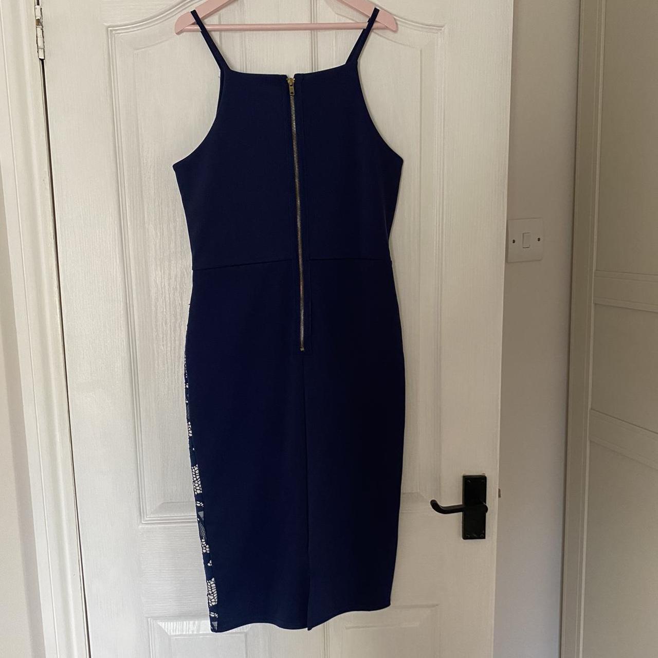 Lipsy Blue Dress Size 10 - Depop