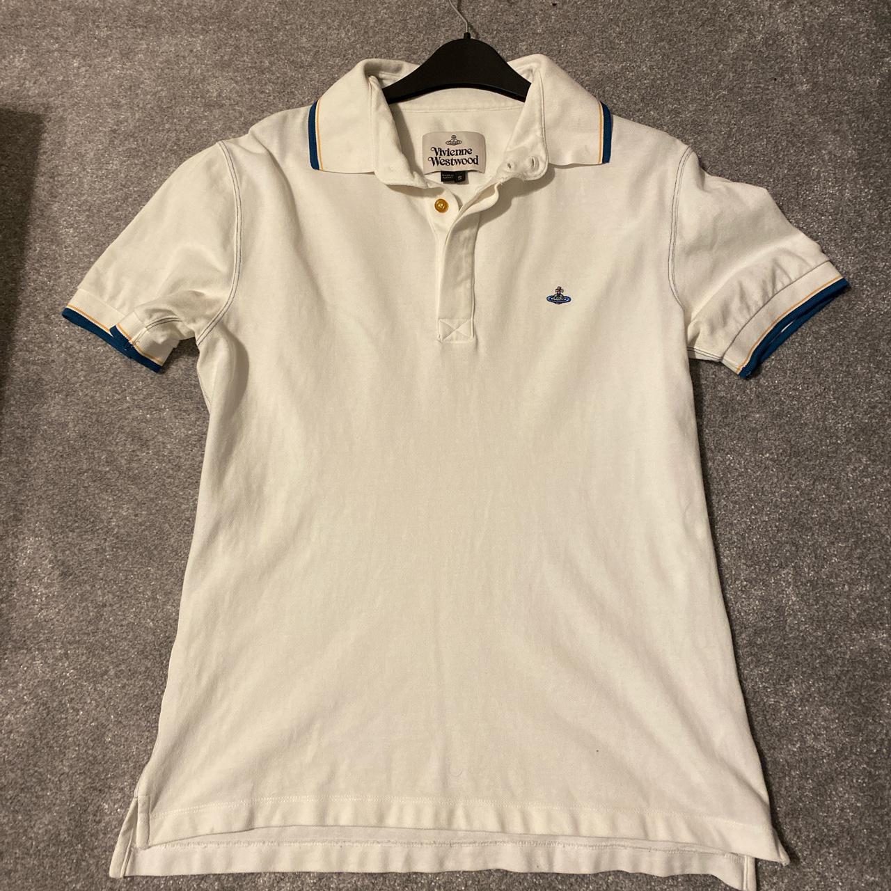 Vivienne Westwood White Polo. Open to offers. Small.... - Depop