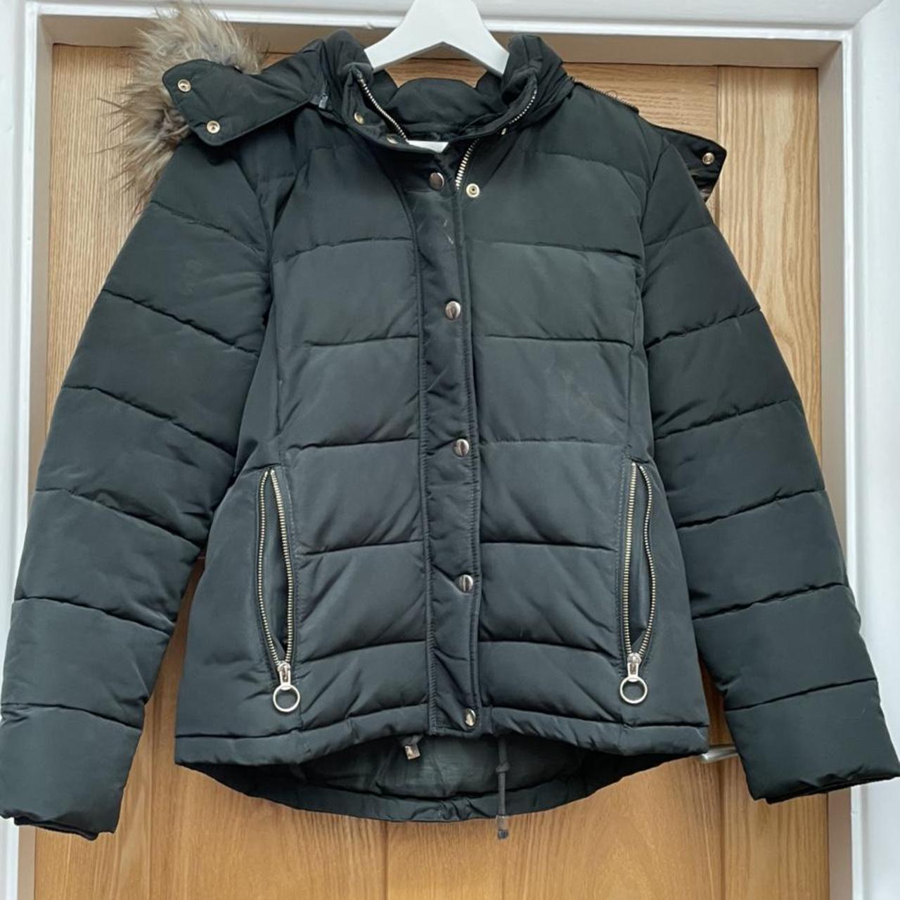 forest green down jacket