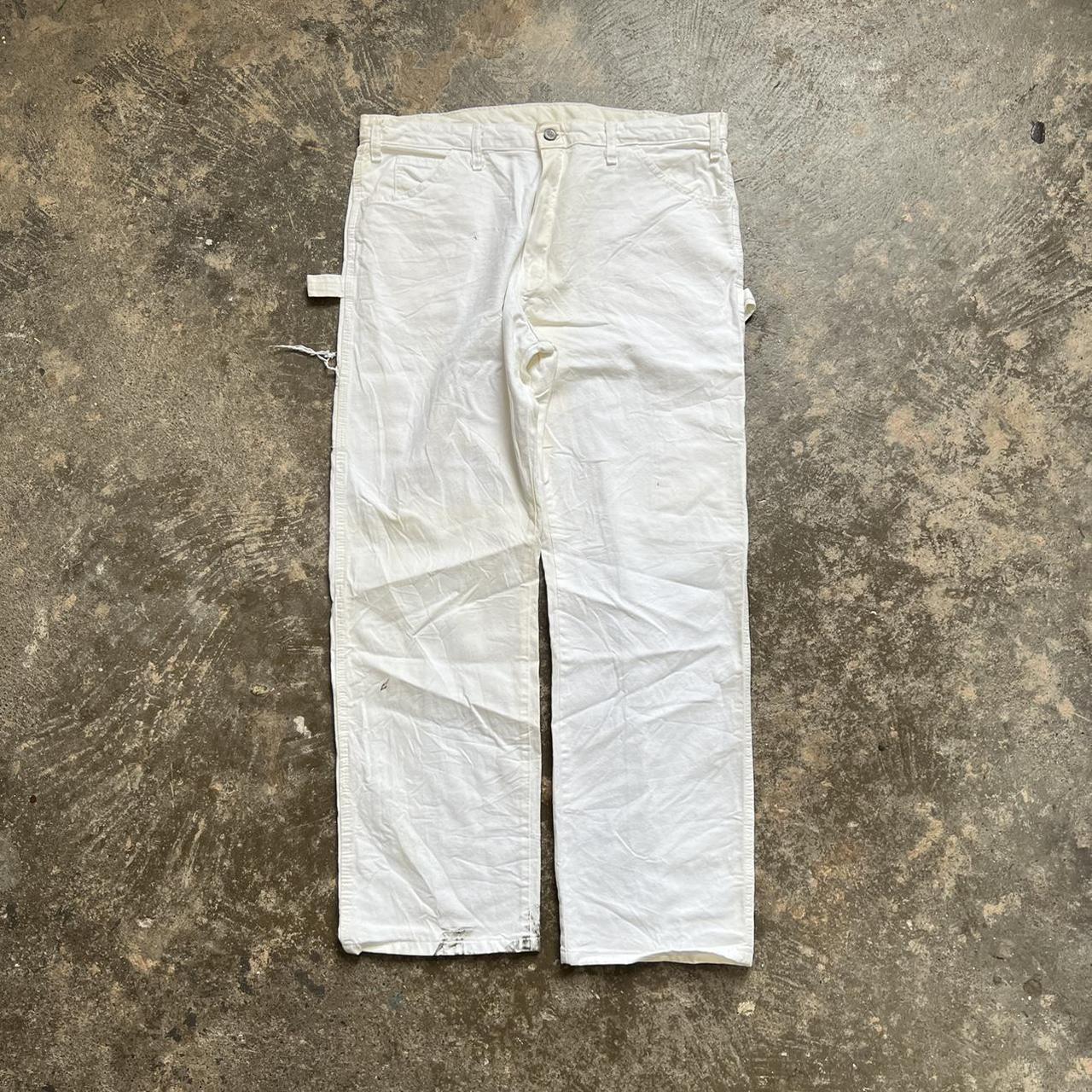 dickies white painter pants