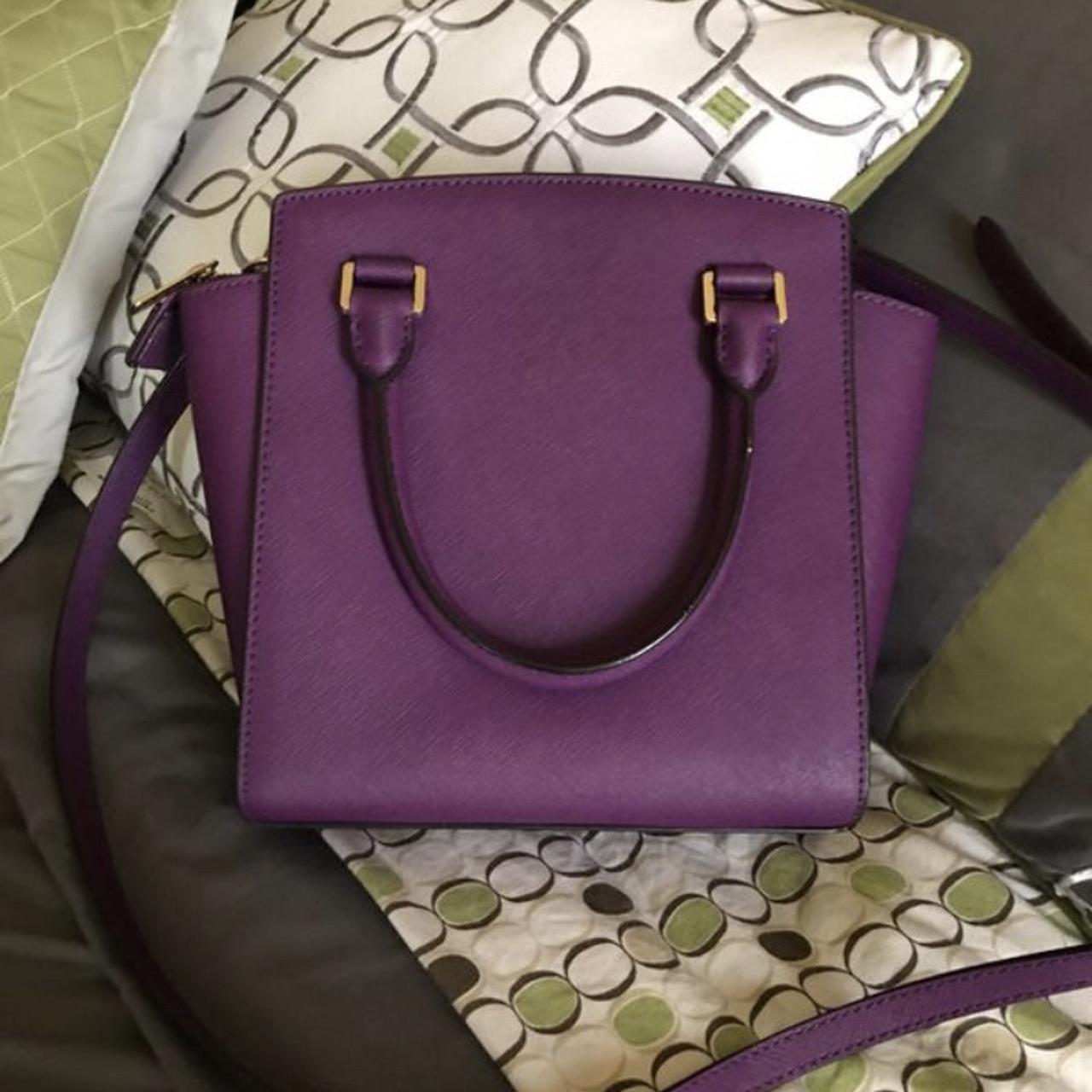 Purple Michael Kors crossbody bag. Like new Depop