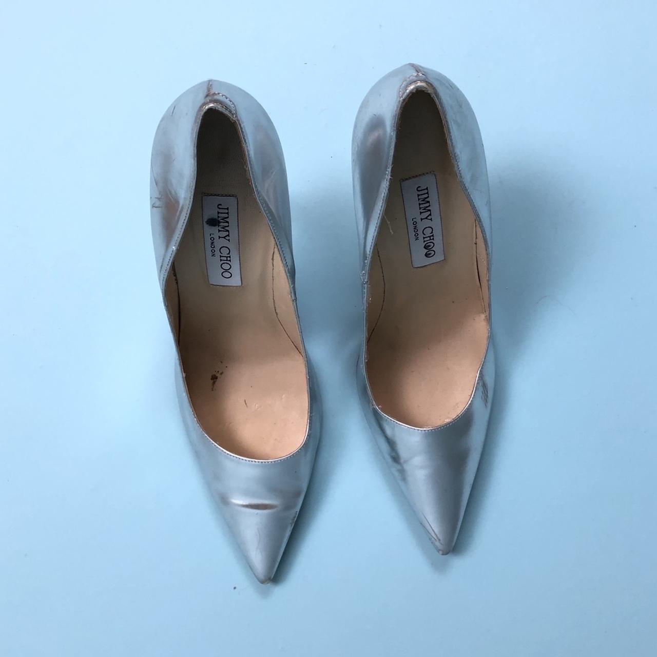 Jimmy Choo London SS14 Mirror Leather Pointed Toe... - Depop