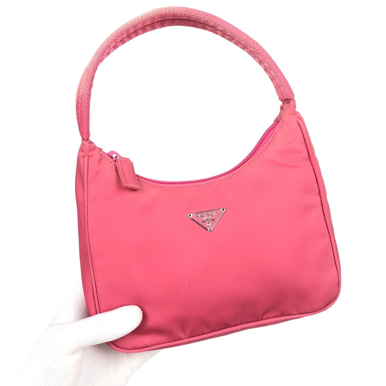 Pink prada-mini-bag - Depop