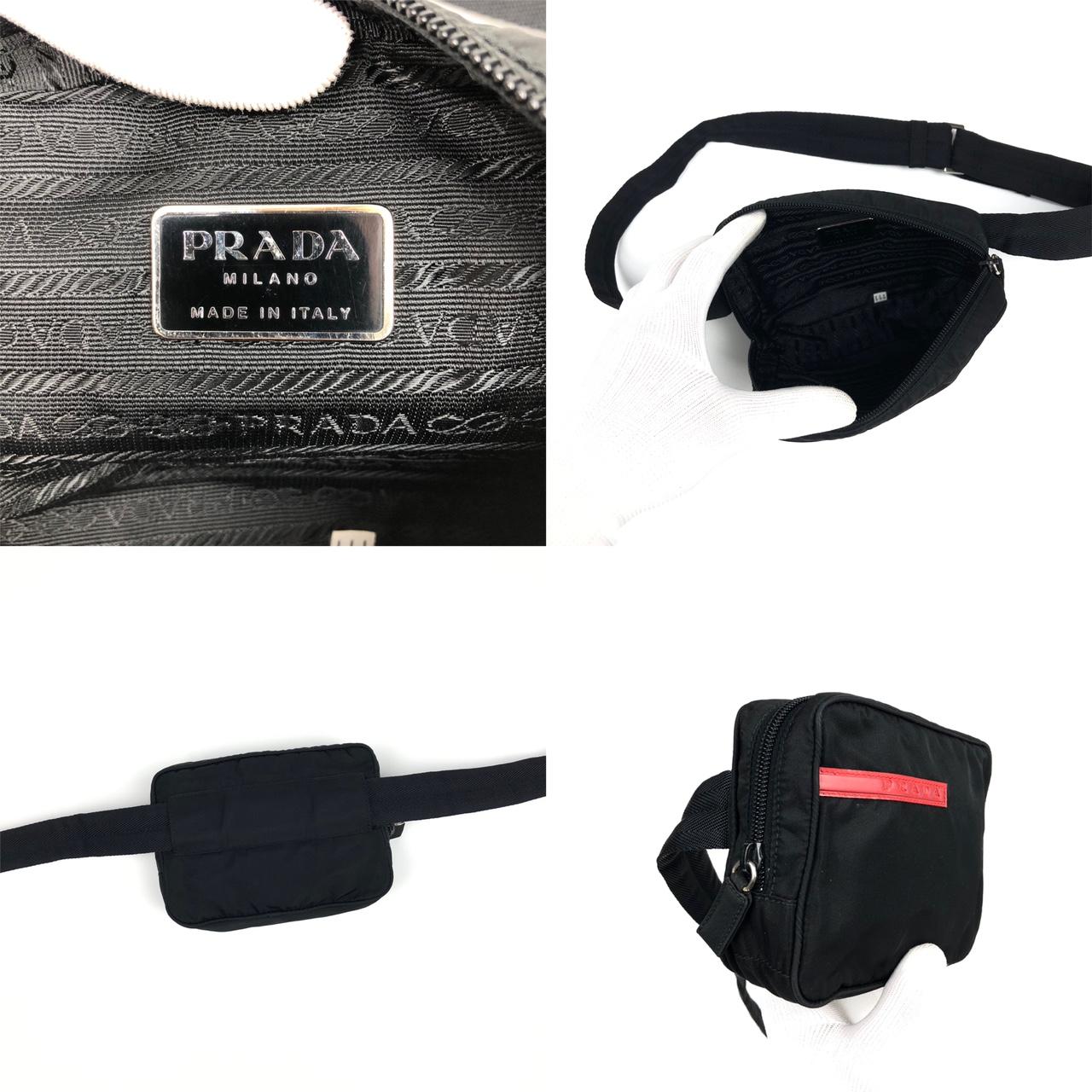 Authentic Prada Milano Nylon Vela Handbag w/ Metal - Depop