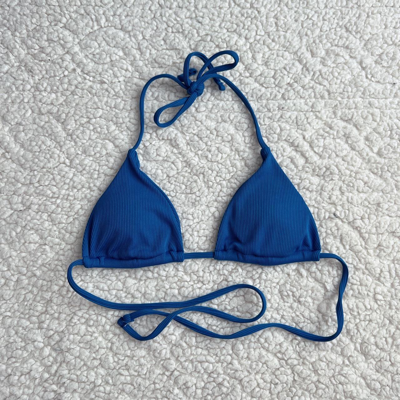 SHEIN Women's Blue Bikiniandtankinitops Depop