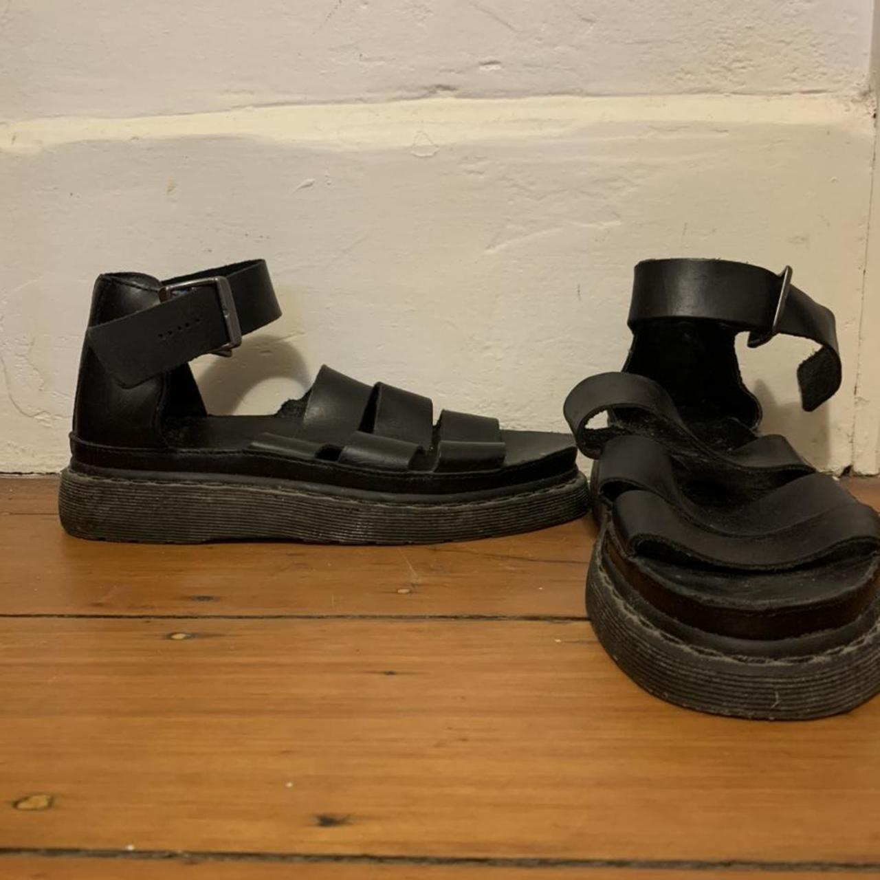 faux doc marten sandals