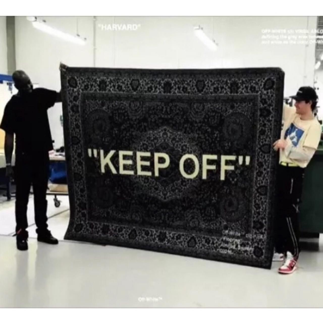 Ikea's £400 Virgil Abloh 'KEEP OFF' Rug Sold Out In 5 Minutes