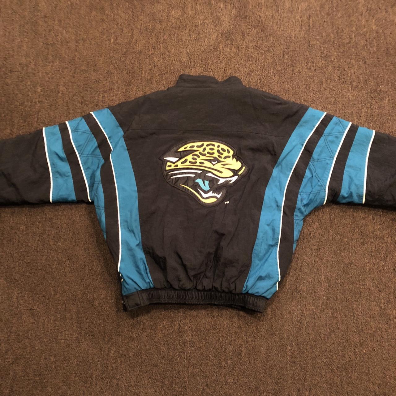 NFL Jacksonville Jaguars Leather Jacket Size XL - Depop