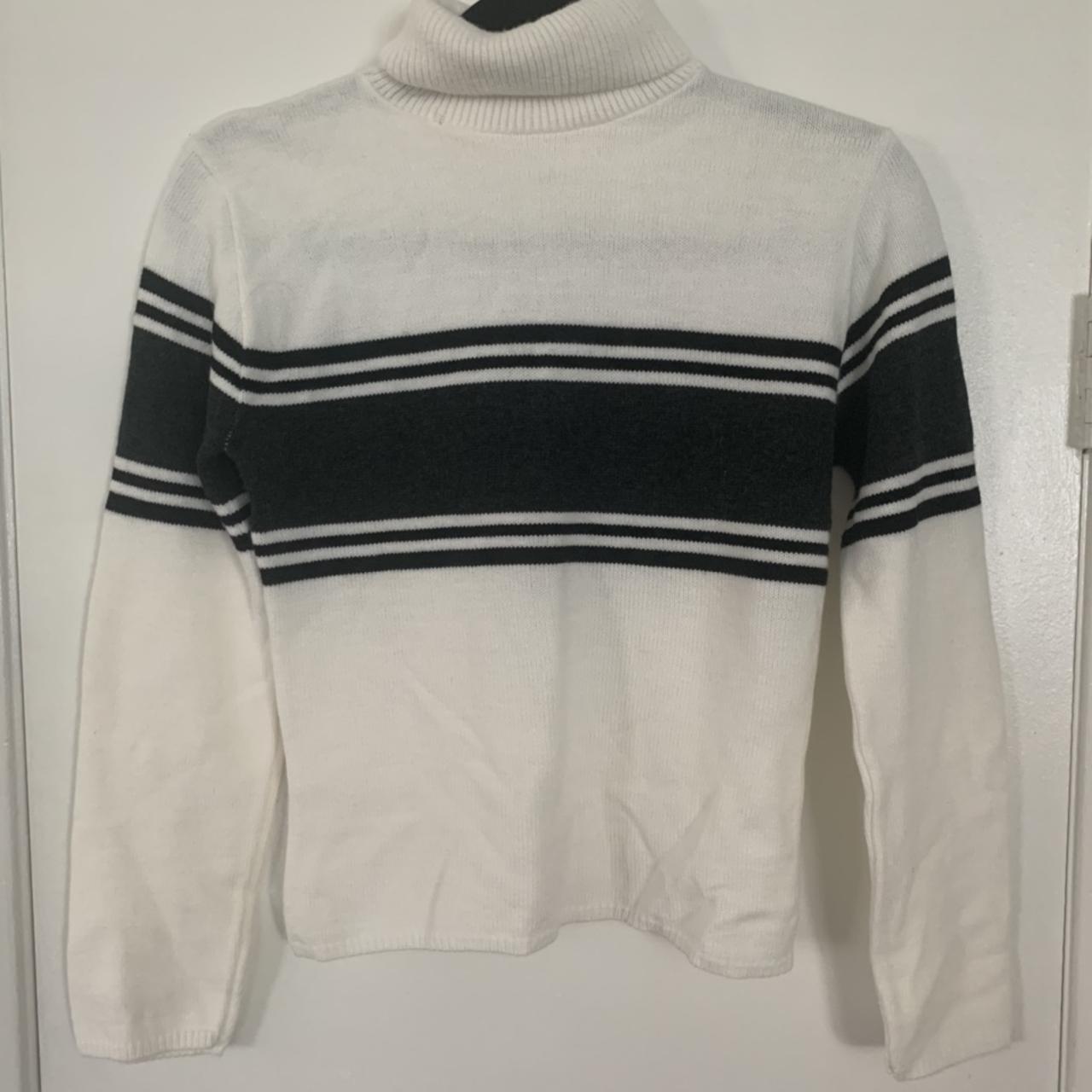 vintage y2k preppy turtleneck sweater 2000s vintage - Depop