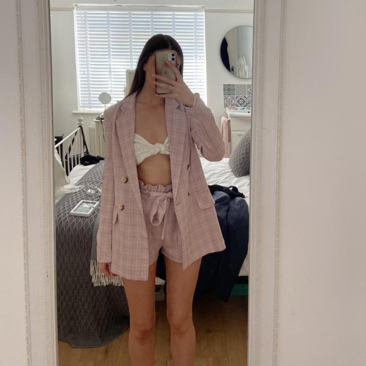 Baby Pink Blazer & Shorts Set 💕 Great... Depop