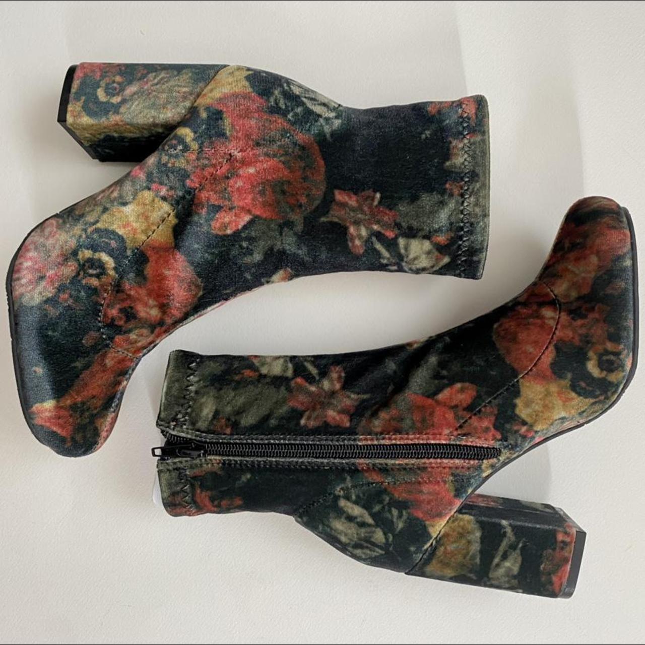 MIA Women s Valencia Ankle Booties Floral velvet