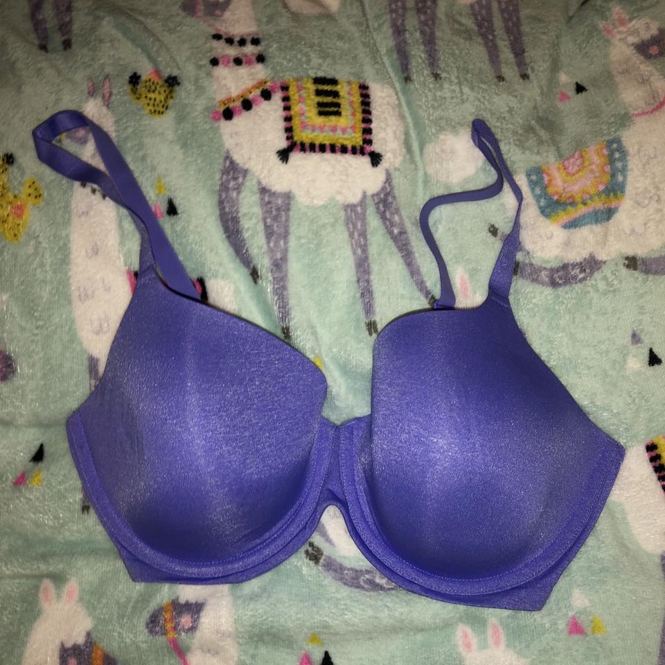 AMBRIELLE! white, full figure bra! 36DD, 86% nylon, - Depop