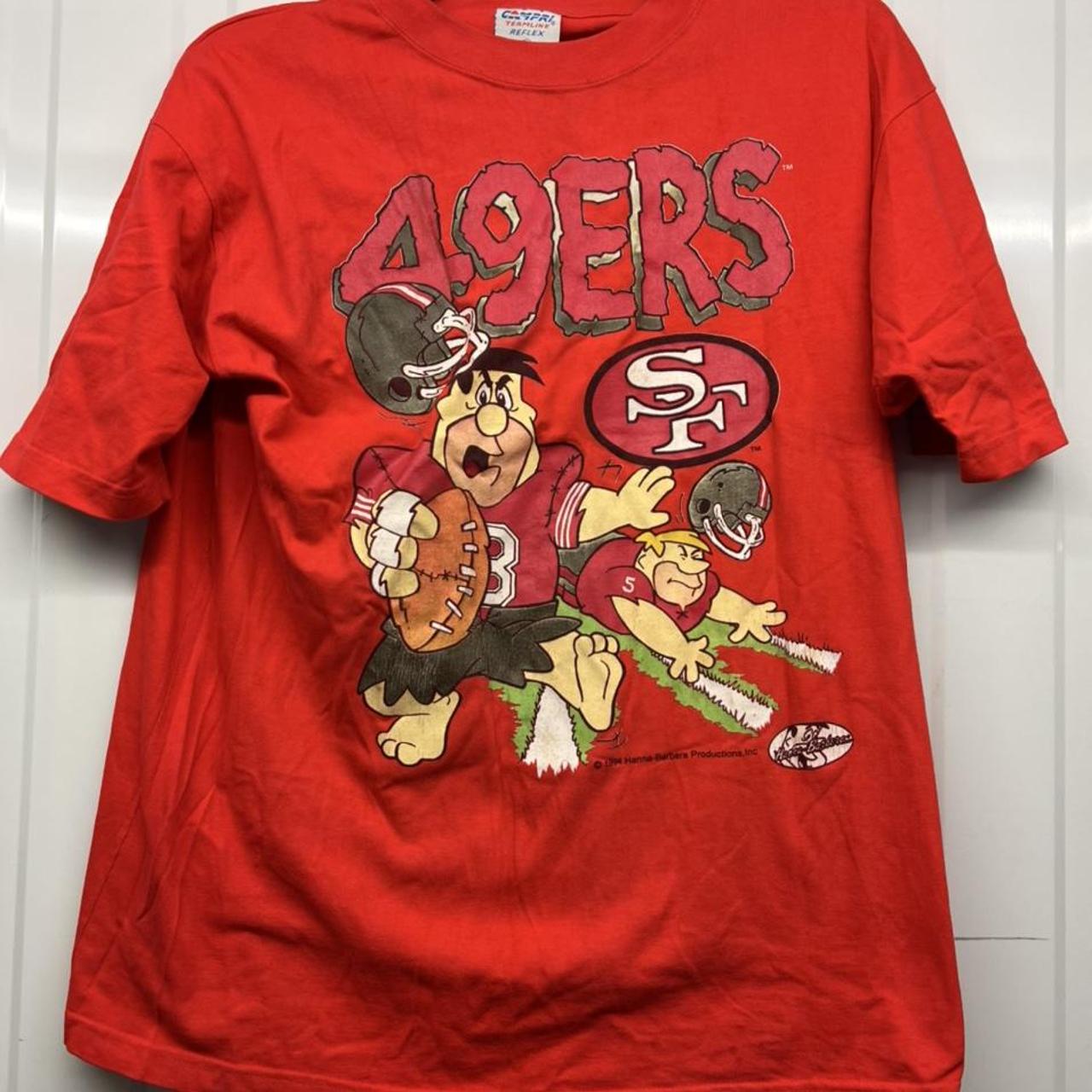 San Francisco 49ers Destroyed Tee San Francisco - Depop