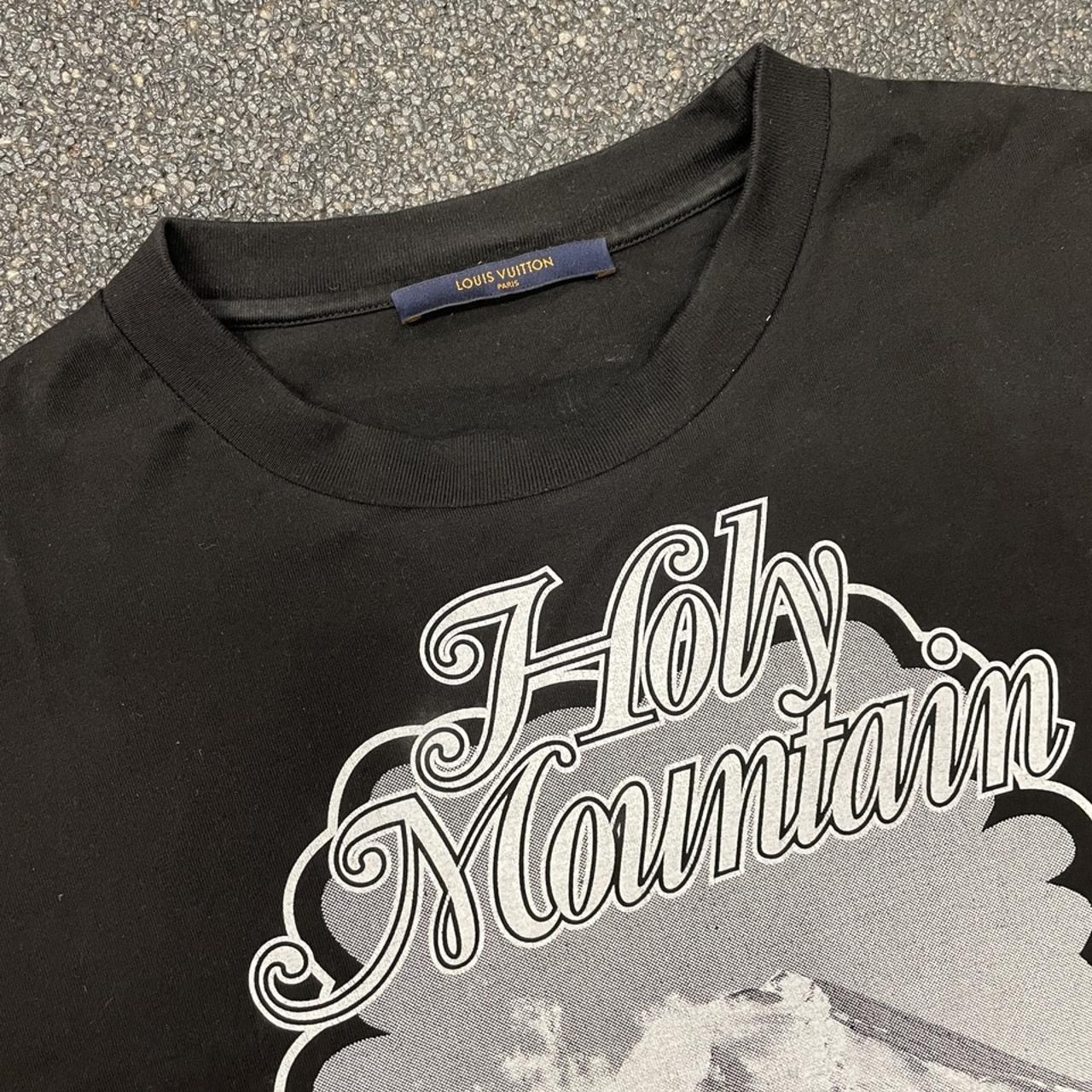 Louis Vuitton Men's Black Cotton Holy Mountain Printed T-Shirt – Luxuria &  Co.
