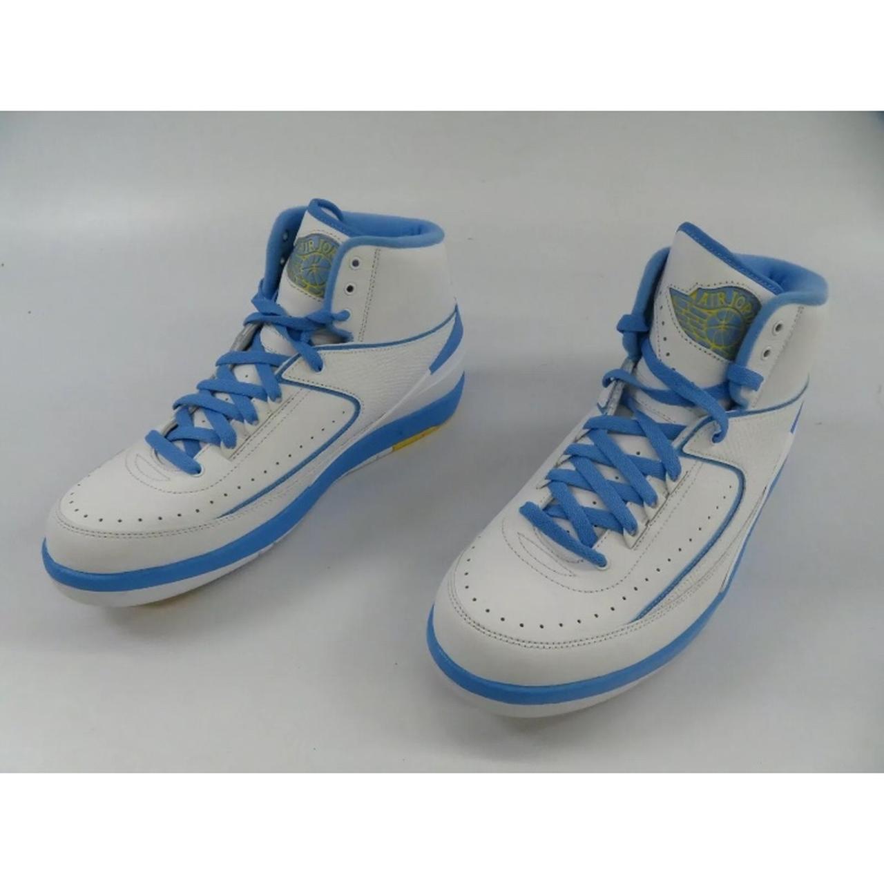 Nike Air Jordan Melo white, blue and Depop