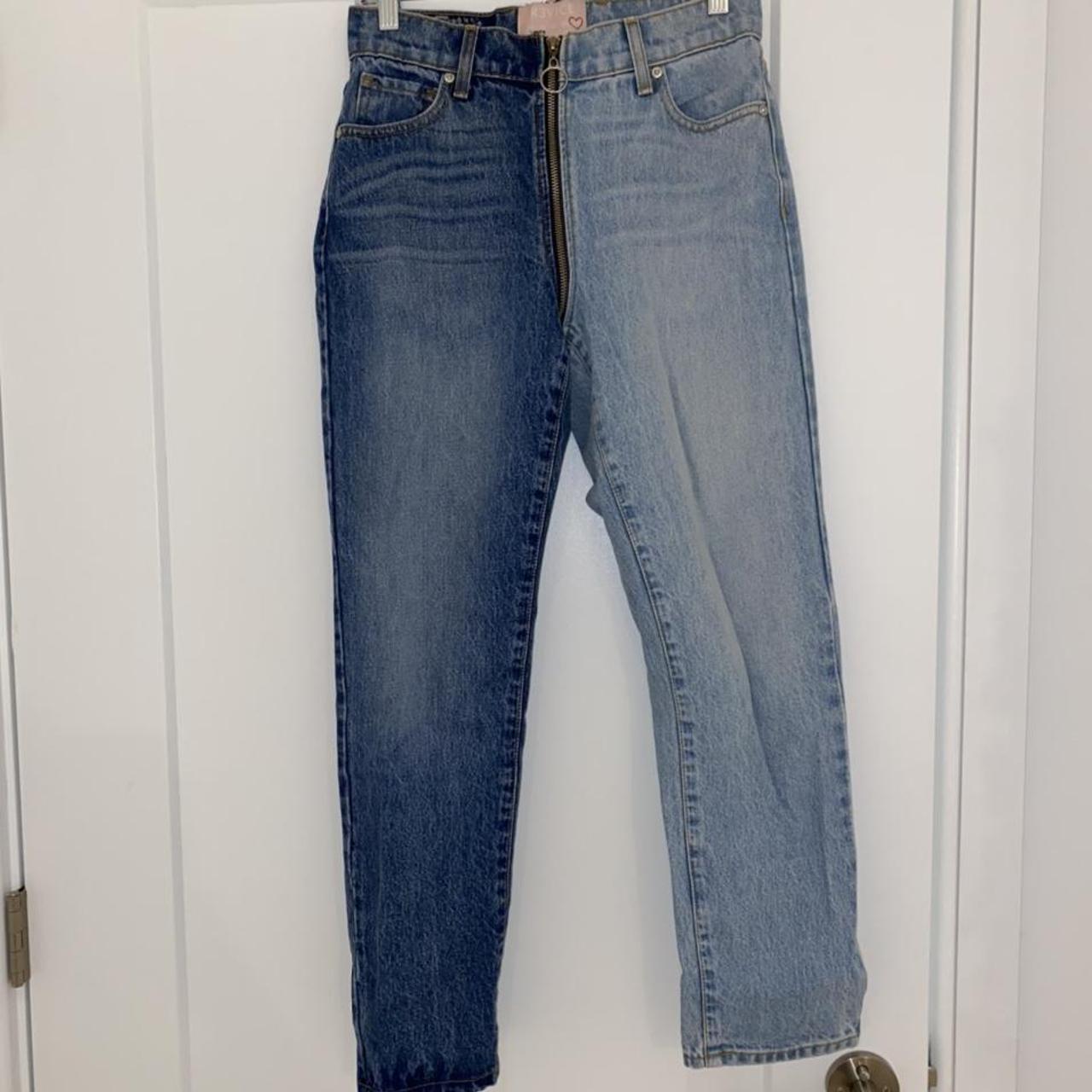 Super cute Revice Denim Ying yang crops jeans!... - Depop