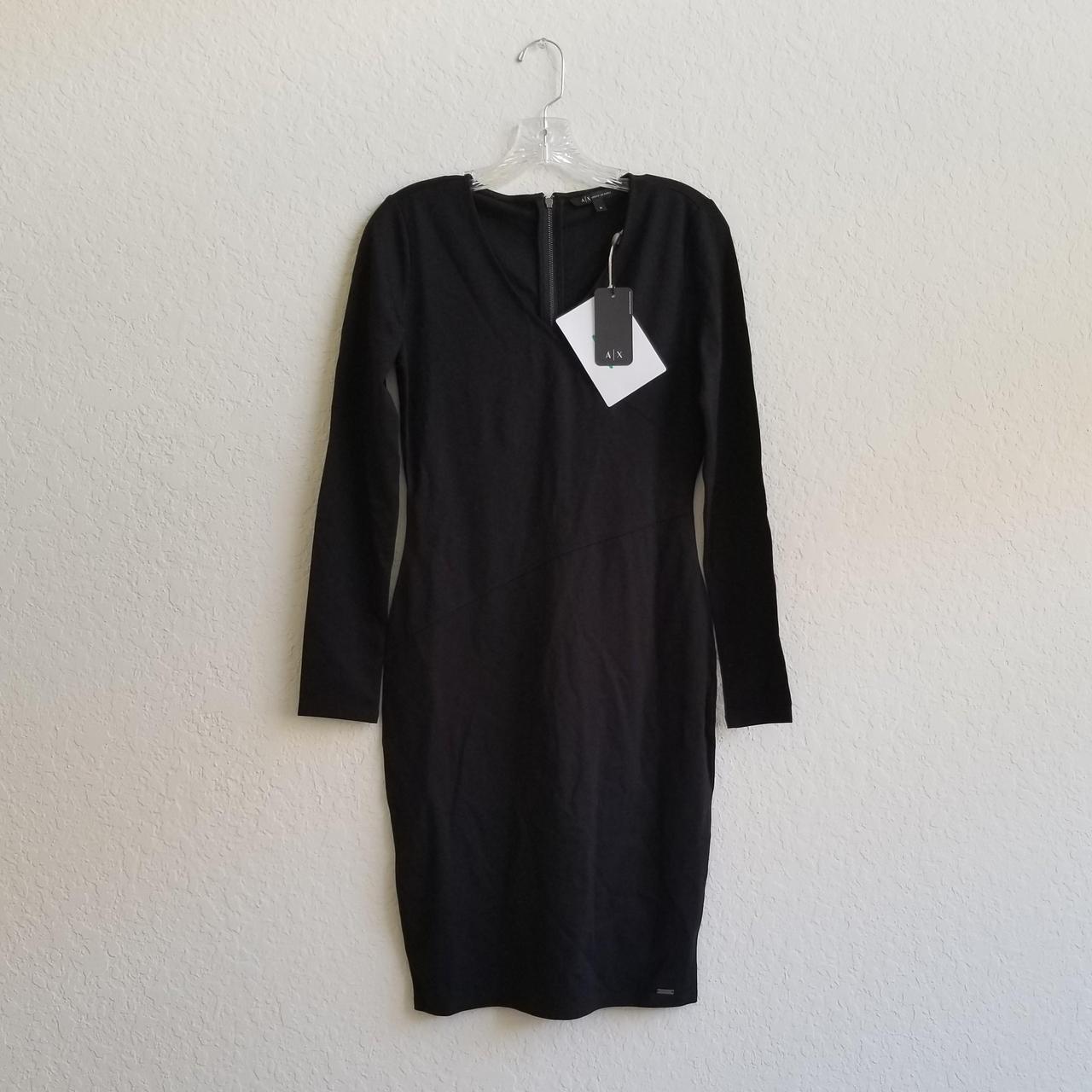 Armani Women's Black Dress | Depop