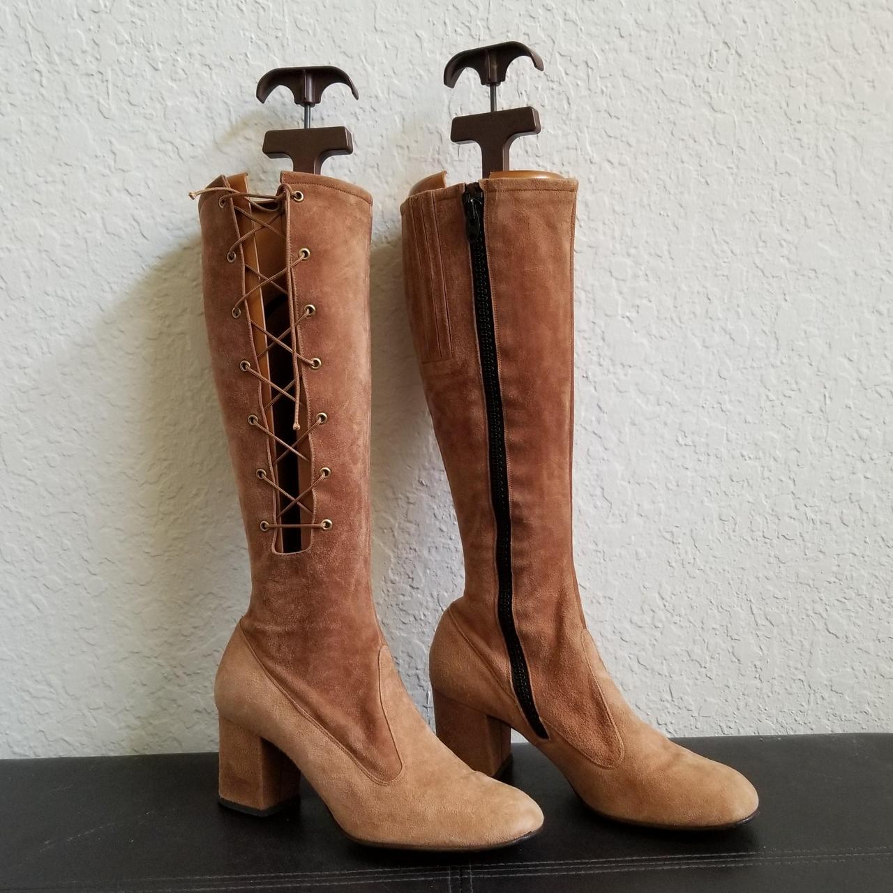 suede gogo boots