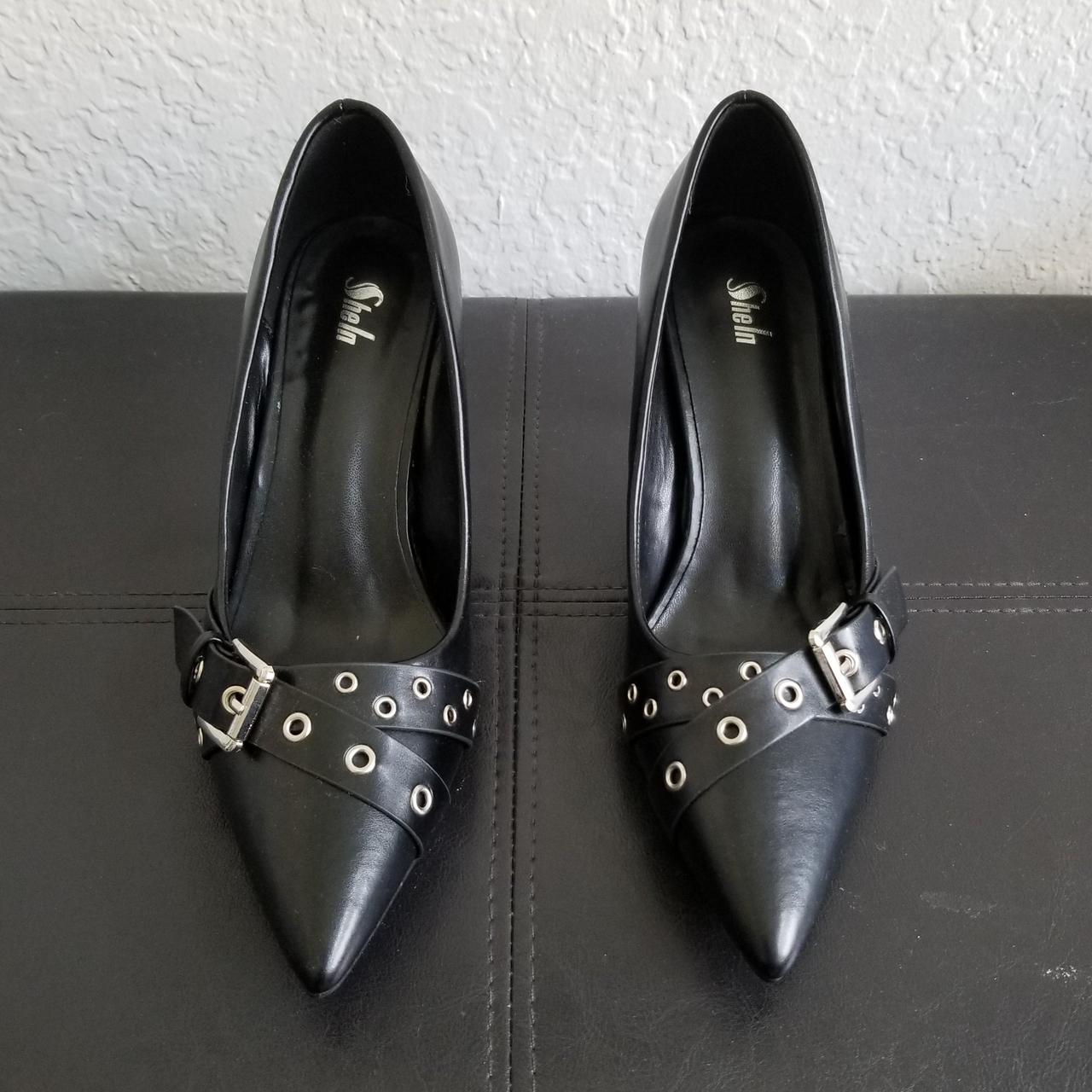 Super cute black high heels up for grabs! These have... - Depop