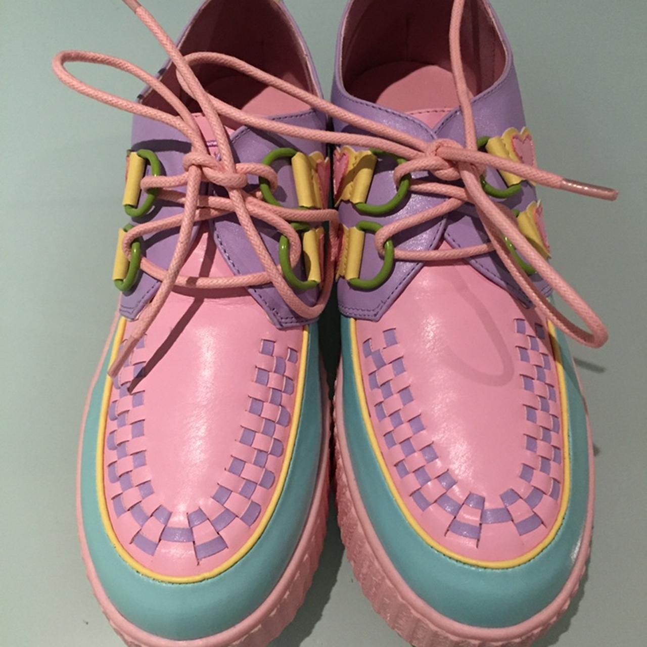 Pastel creeper hot sale shoes