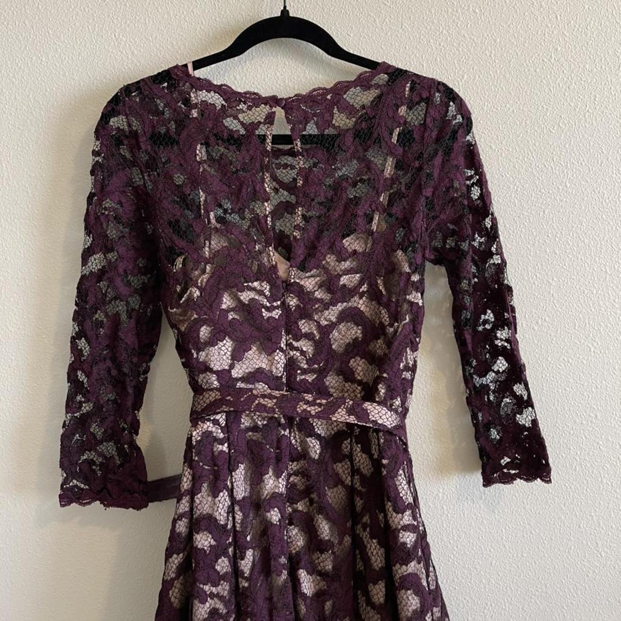 Eliza j purple lace on sale dress