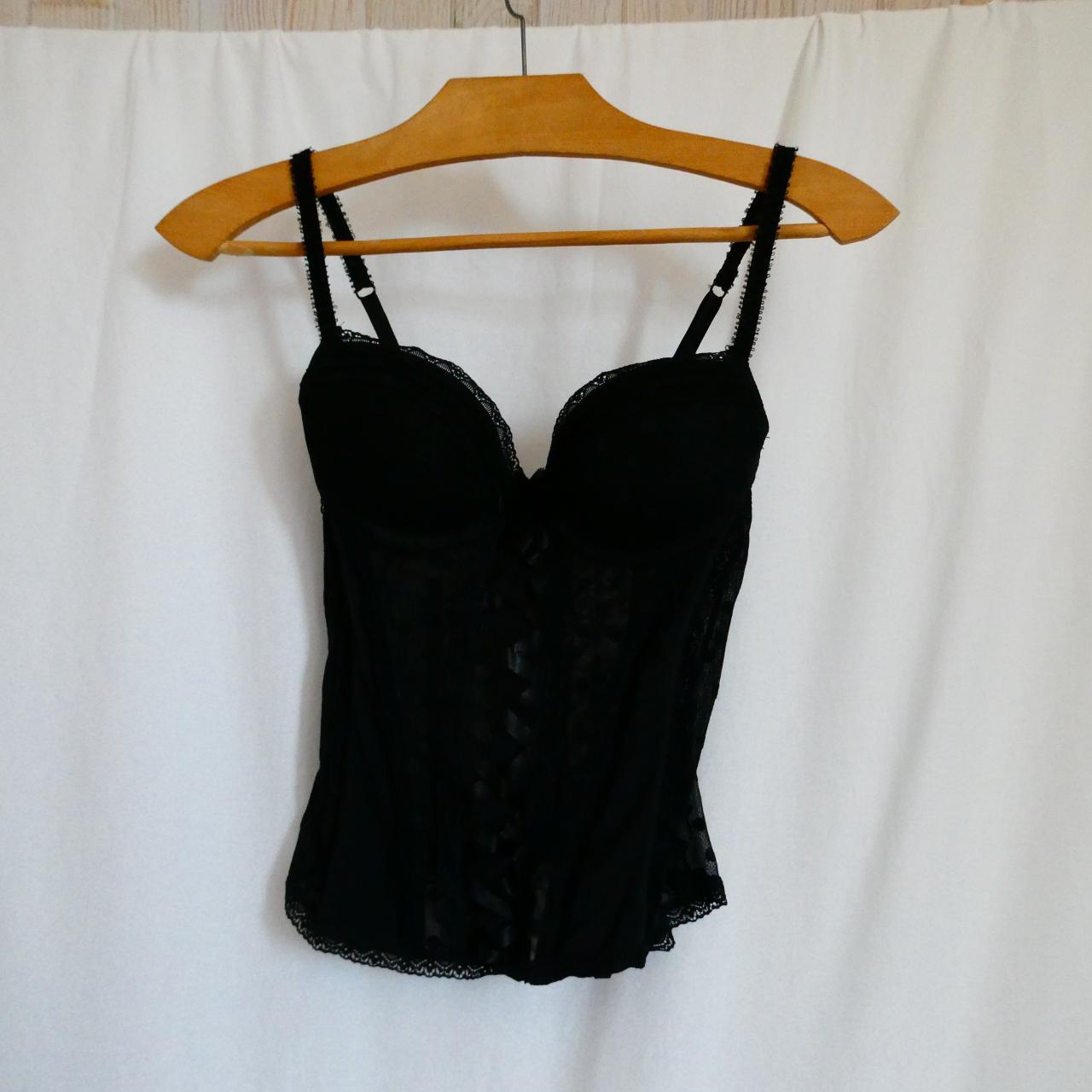 Women's Black Corset | Depop