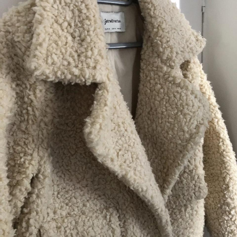 Stradivarius teddy bear on sale coat