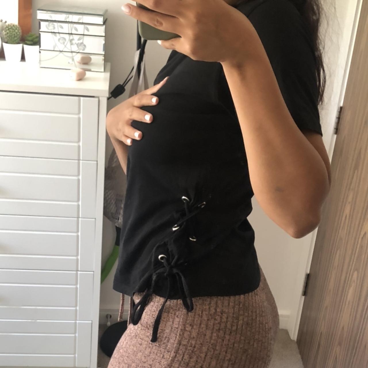 Top-shop size 10 dusty pink vest top, with braided... - Depop