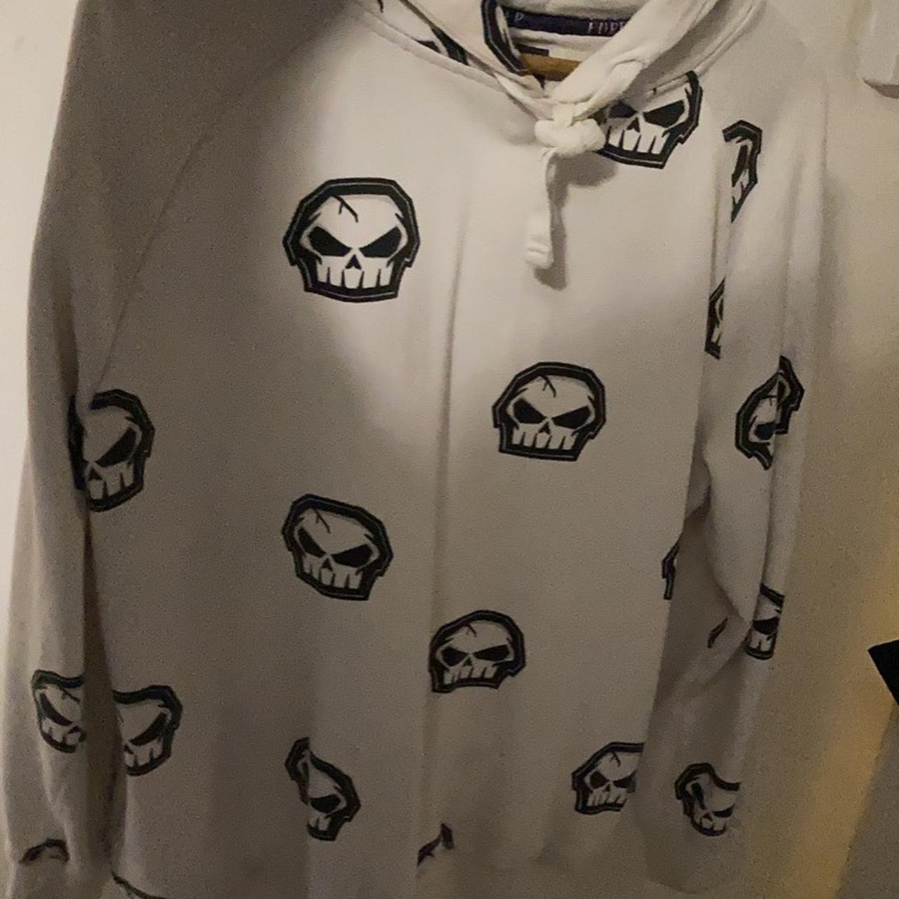 No fear hoodie skull best sale