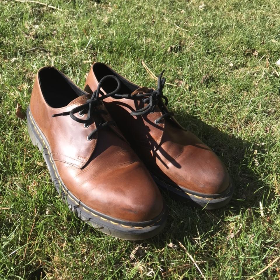 Dr martens hot sale 1461 cognac