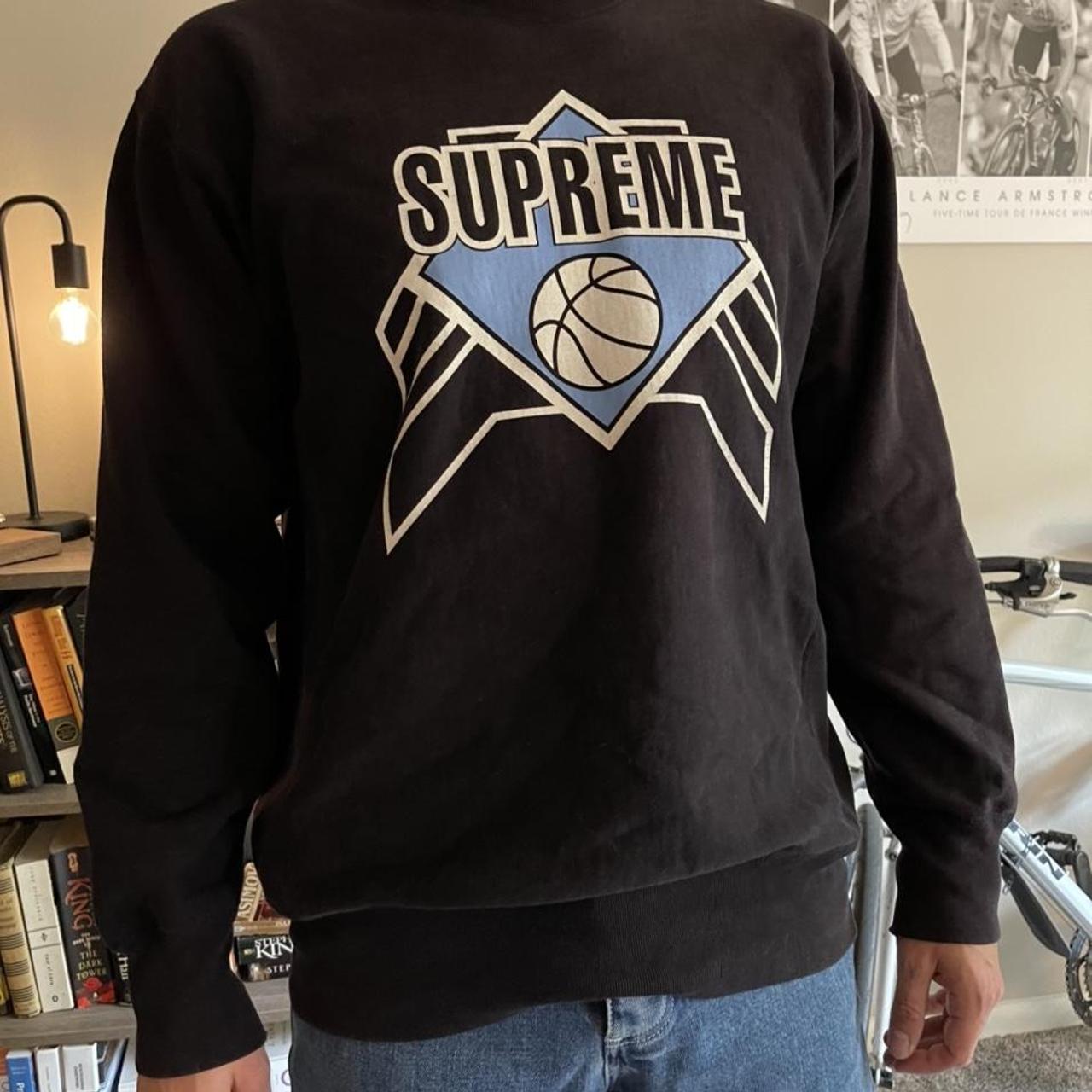 Supreme Patrick Ewing Crewneck1 Supreme OG Patrick Ewing Basketball Crewneck | Depop