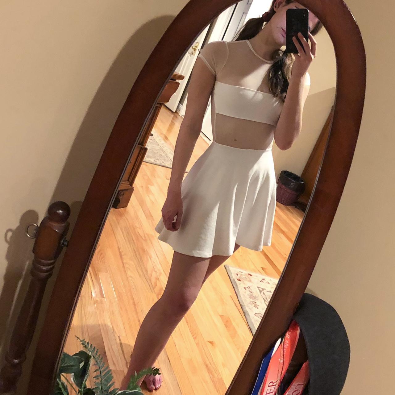 American Apparel Fiona Ponte Skater Dress in Depop