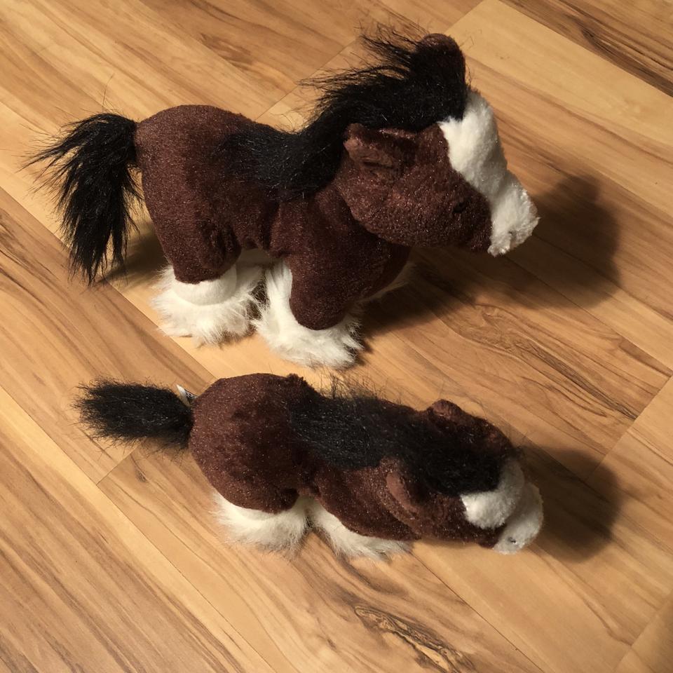 budweiser clydesdale stuffed animal