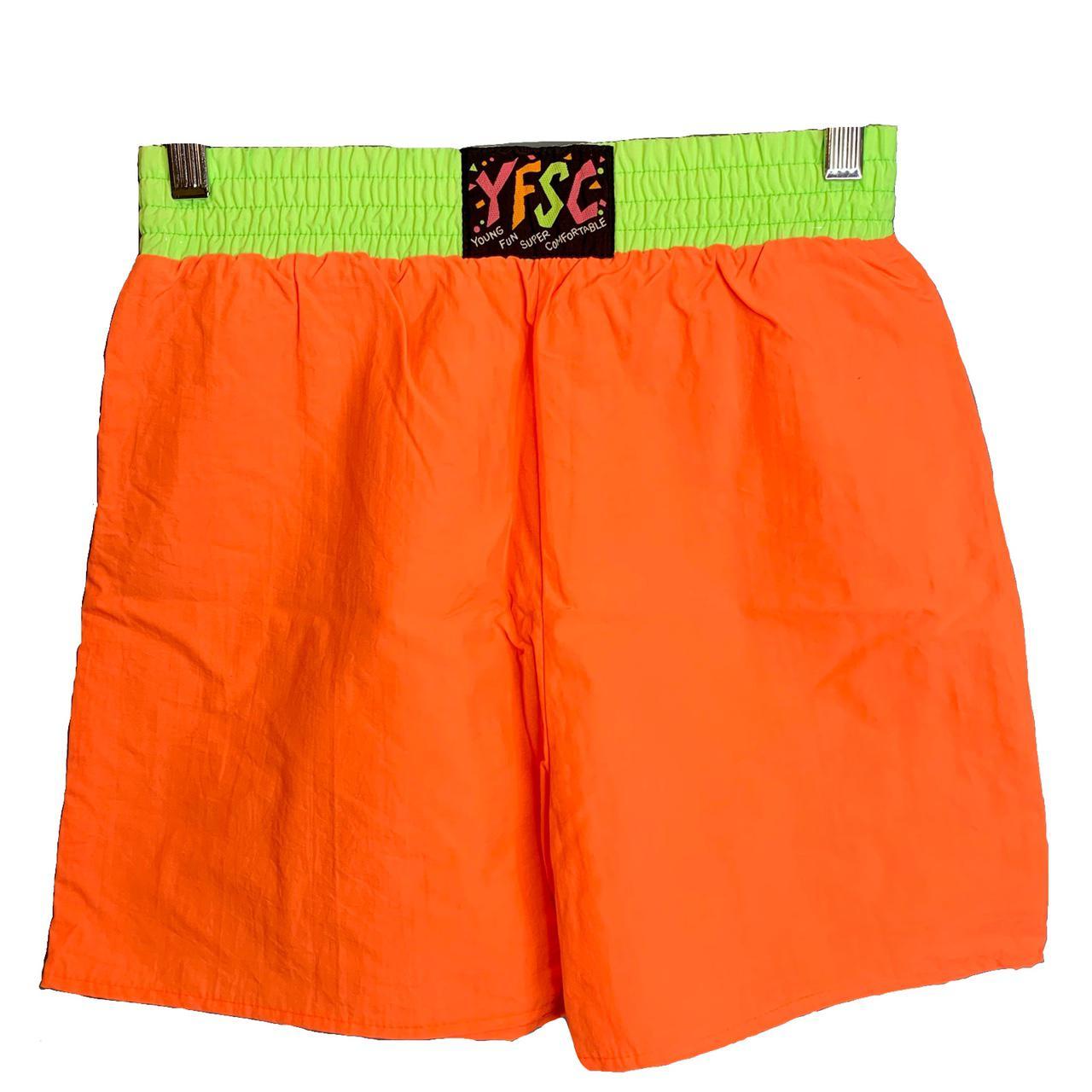80s neon shorts