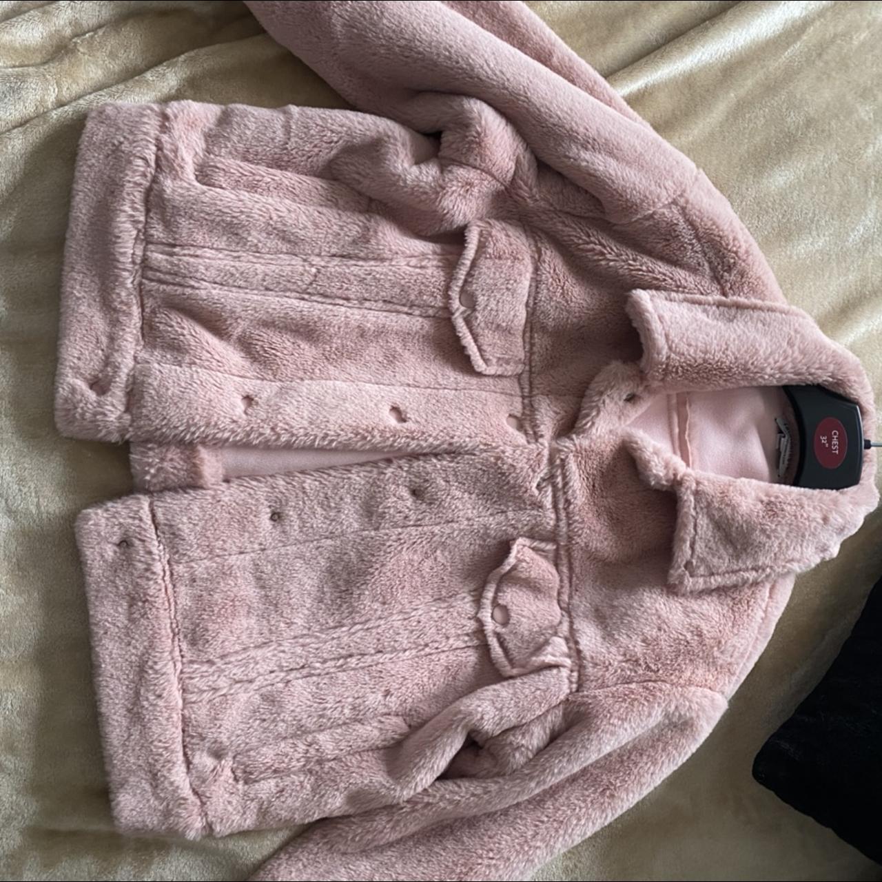 Fashion Nova Women's Pink Coat | Depop