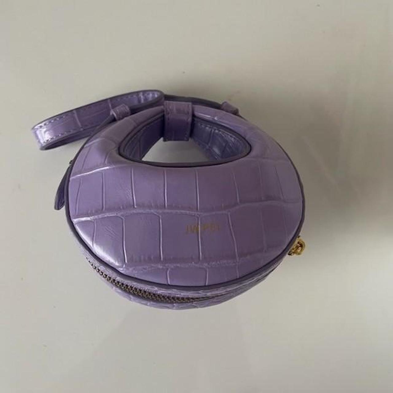 Rantan Super Mini Bag - Purple Croc - ShopperBoard