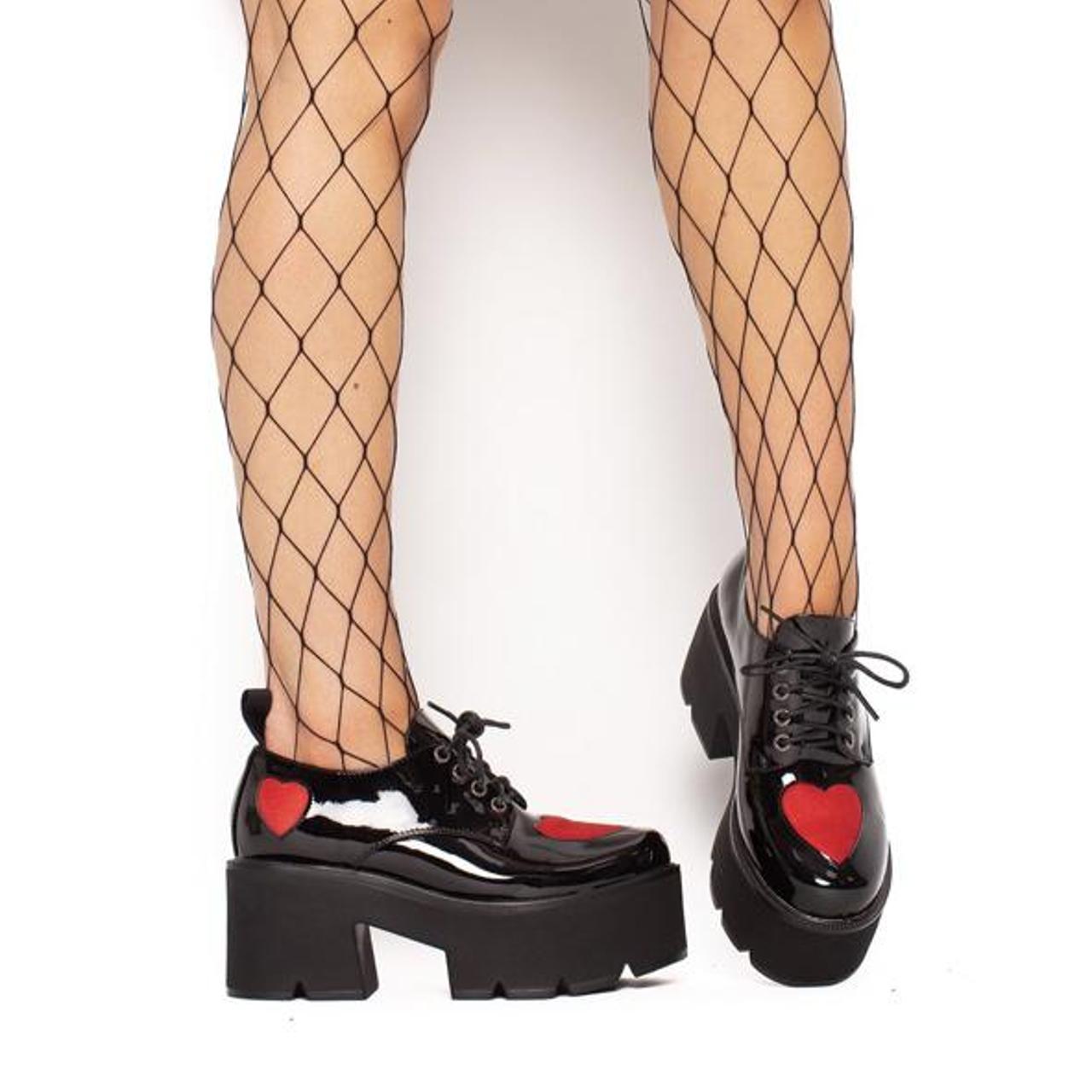 lamoda candlelight heart oxford shoes