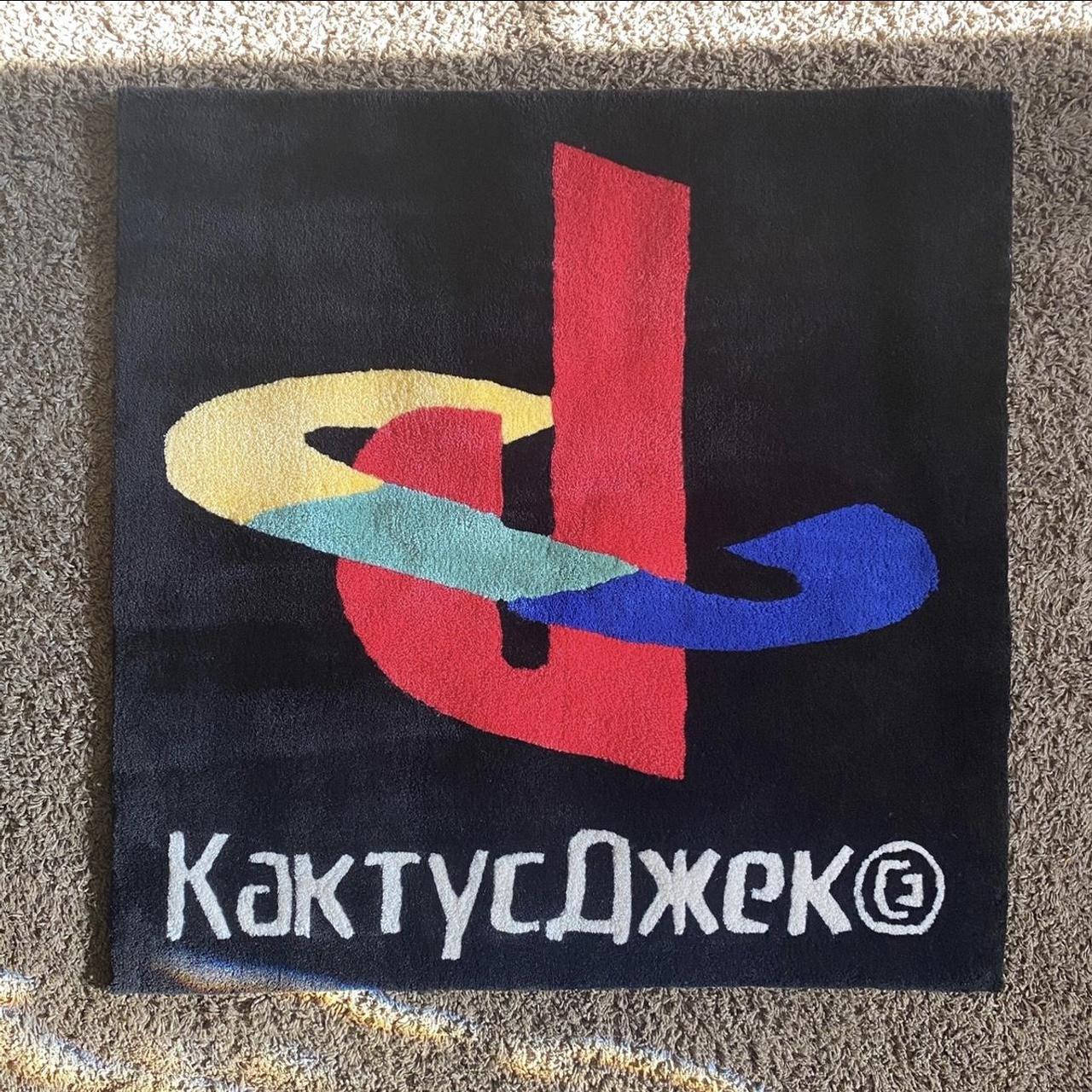 Travis Scott cactus jack PlayStation rug Brand new | Depop Travis Scott cactus jack PlayStation rug Brand new | Depop